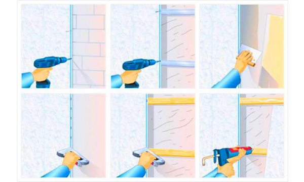 знаю  Как отделать ванную комнату пластиковыми панелями своими руками: Инструкция +Видео
