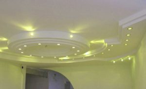 знаю  Монтируем подвесной потолок из гипсокартона своими руками с подсветкой: Пошагово +Видео