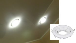 Какие светильники лучше для натяжного потолка в доме: ТОП-3 варианта