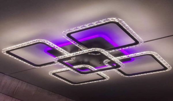Светодиодные потолочные люстры в интерьере дома – надежные ли?