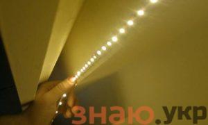 знаю Как установить светодиодную ленту на потолок? Инструкции +Фото и Видео