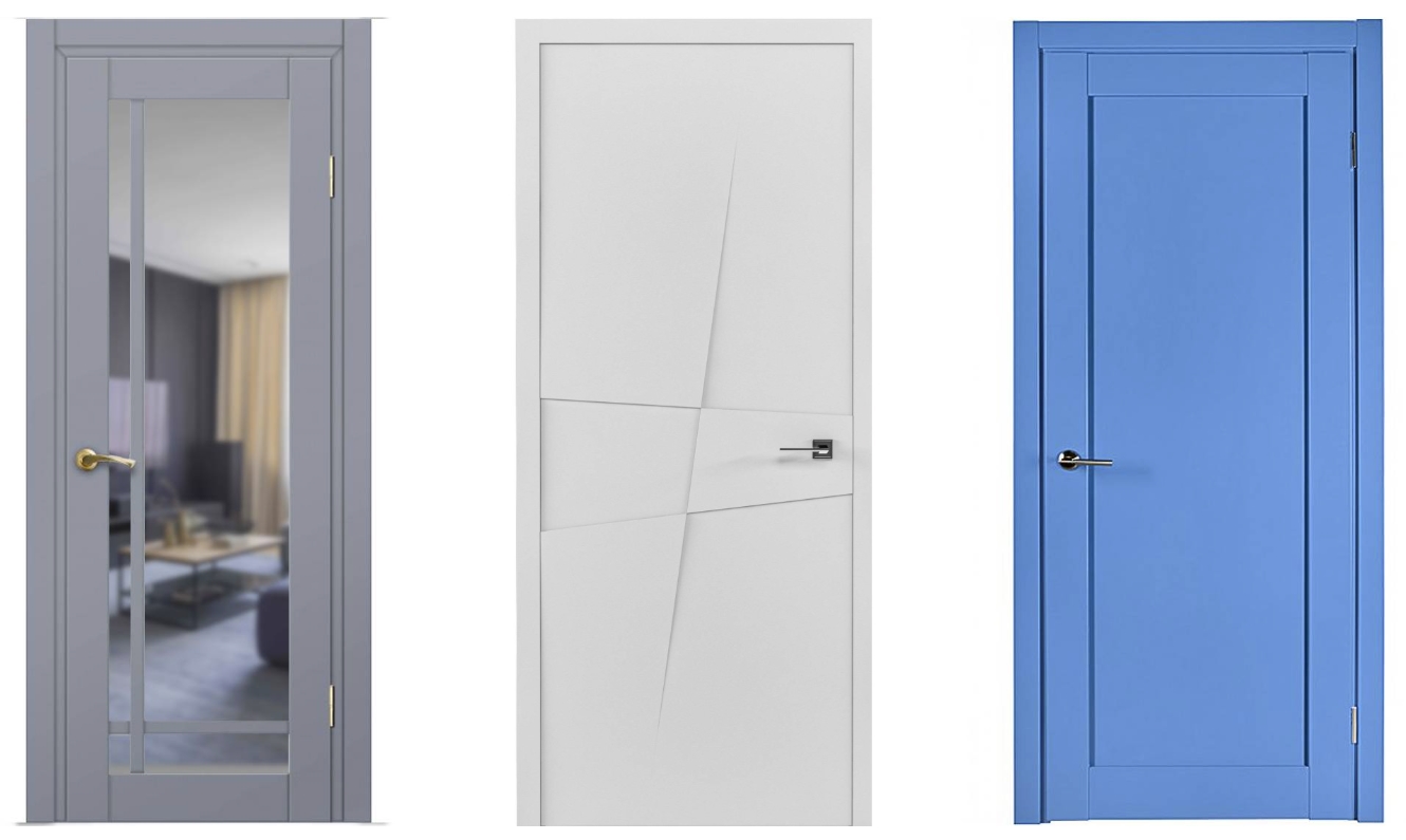 Кольорова палітра міжкімнатних дверей